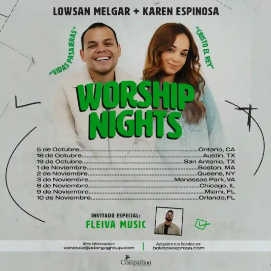 lowsan melgar karen espinosa worship nights musica cristiana 2024