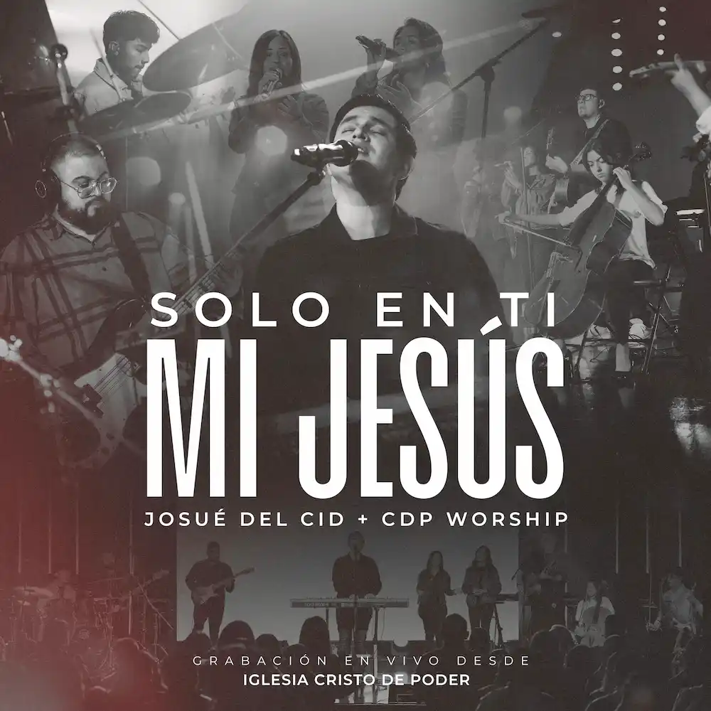Josué Del Cid en la grabación en vivo de Solo en ti mi Jesús